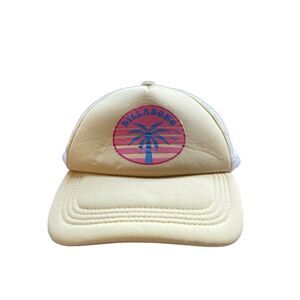 Billabong trucker hat with mesh back and adjustable strap